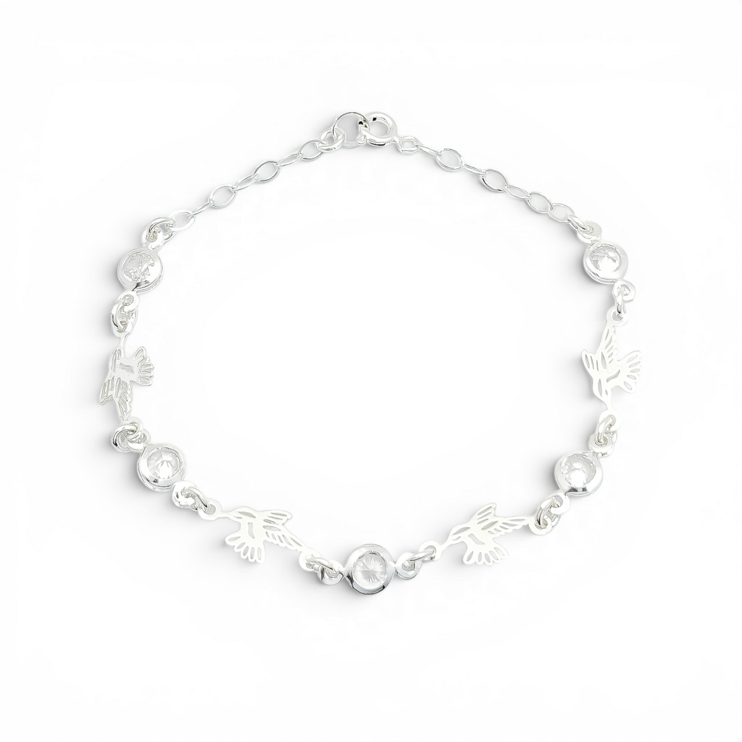 Pulsera Colibri Blanco