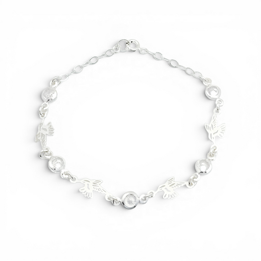 Pulsera Colibri Blanco