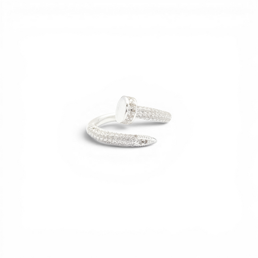 Anillo Clavo Zirconia