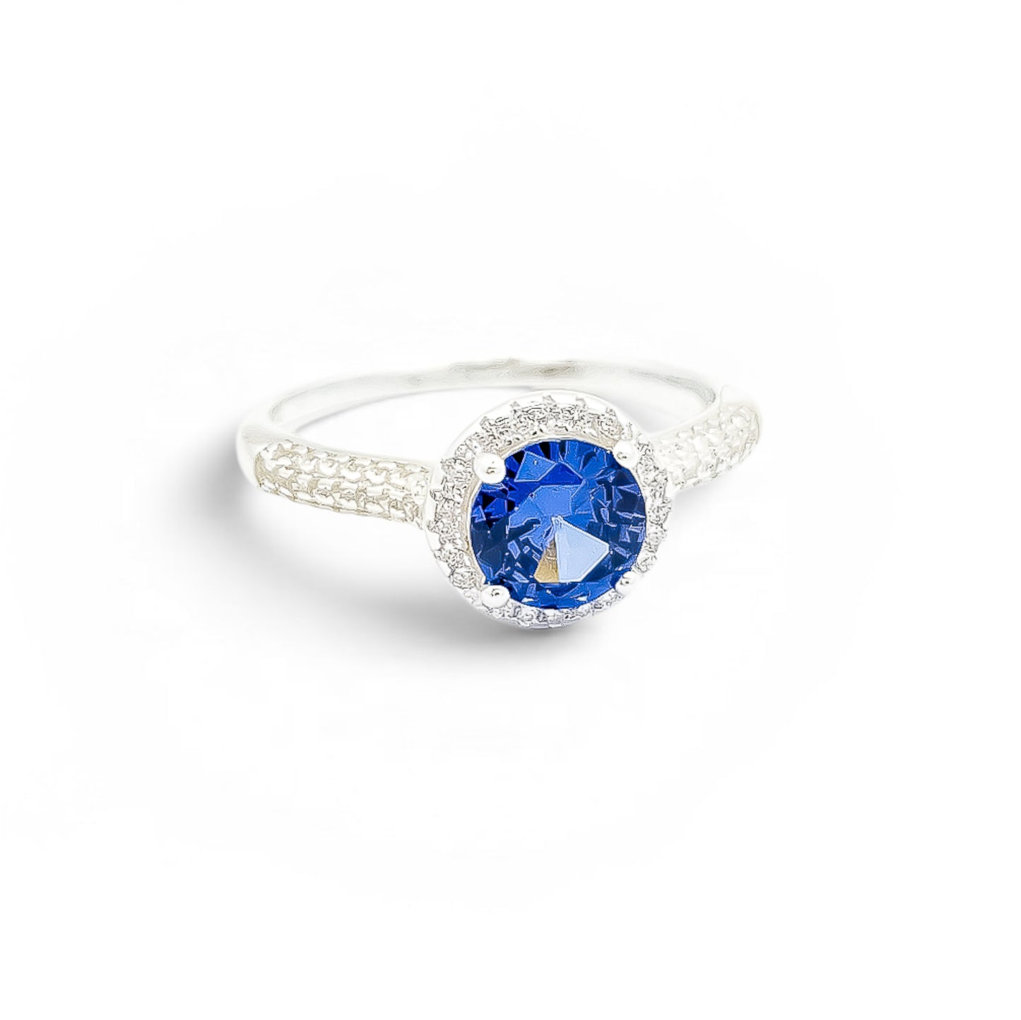 Anillo Zirconia Azul