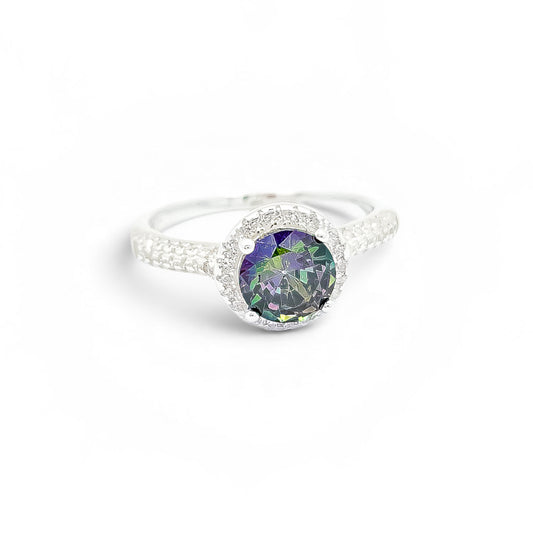 Anillo Zirconia Verde