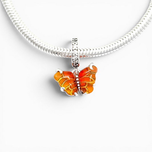 Charm Mariposa Naranja