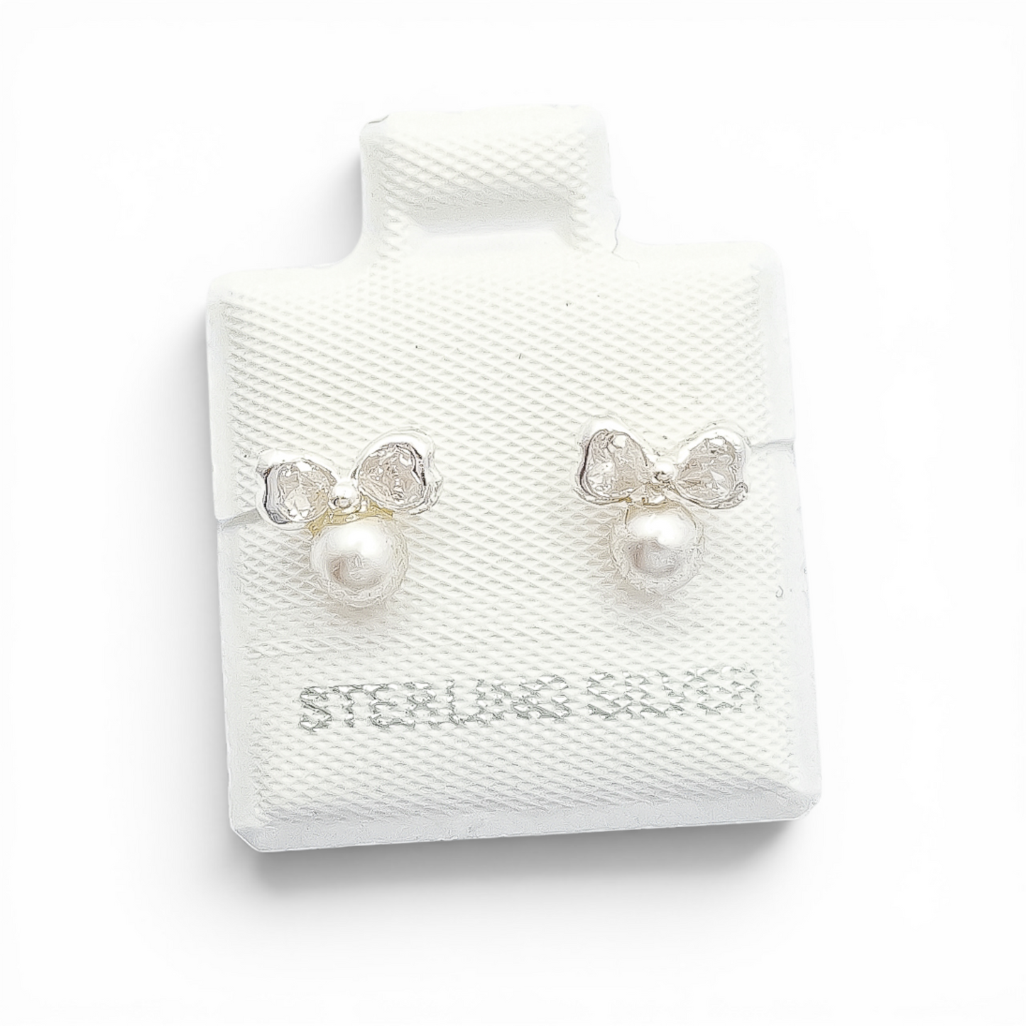 Broquel Moño Blanco Perla