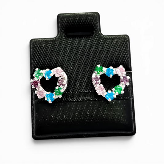 Broquel Corazon Multicolor