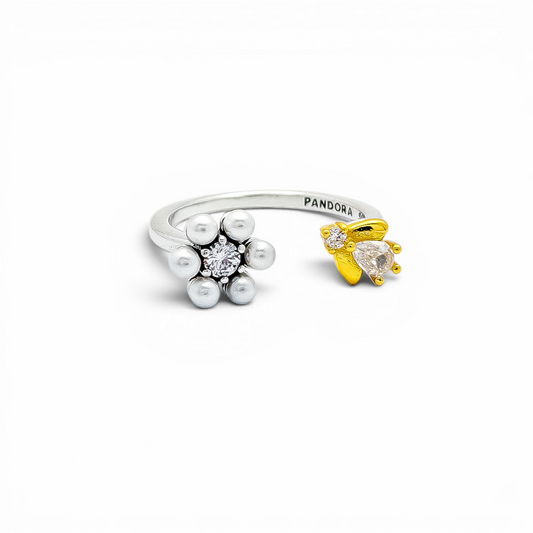 Anillo Abeja Perla