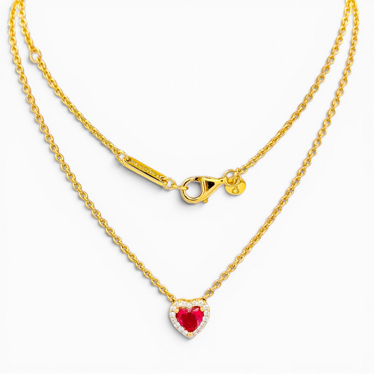 Collar Corazon Dorado