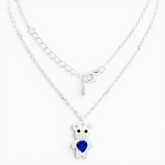 Collar Osito Azul