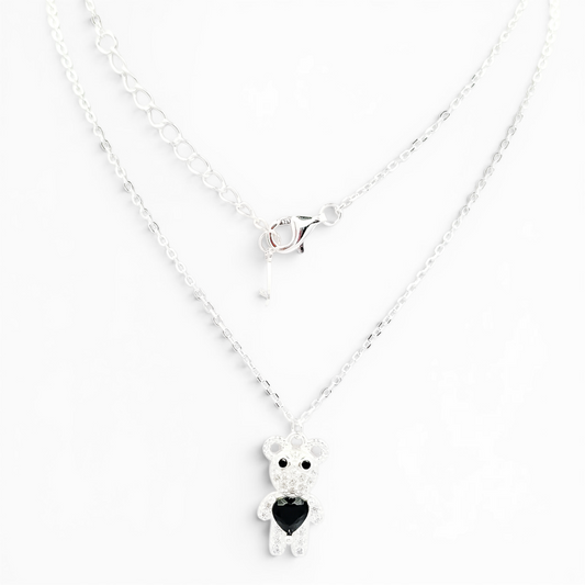Collar Osito Negro