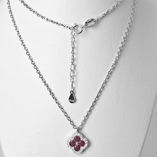 Collar Van Rojo Zirconia
