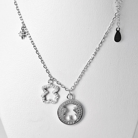 Collar Oso Zirconia