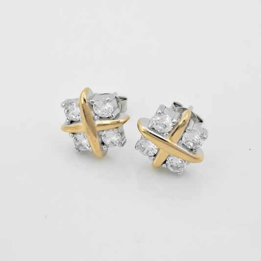 Arete Cuadro Zirconia