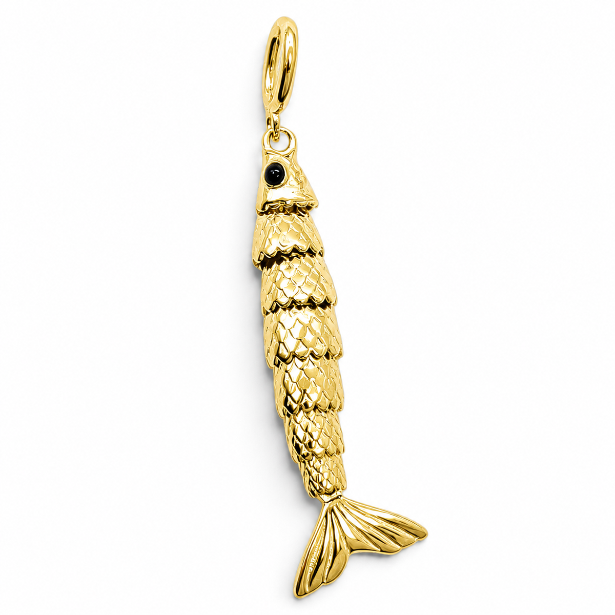 Charm Pescado Dorado Plata Ley 925