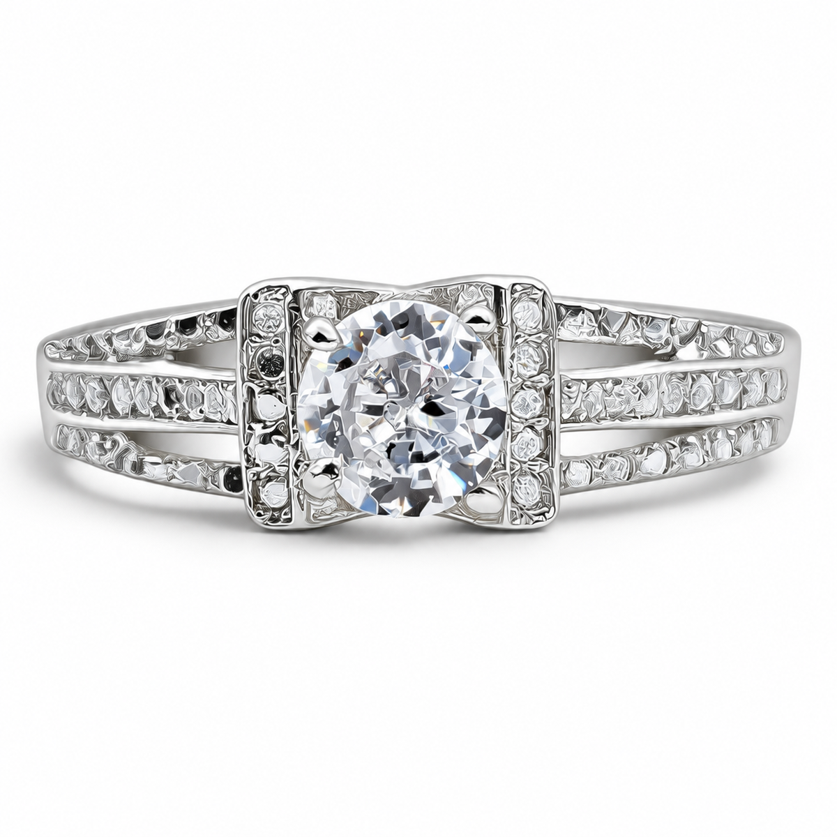 Anillo Zirconia Plata Ley 925