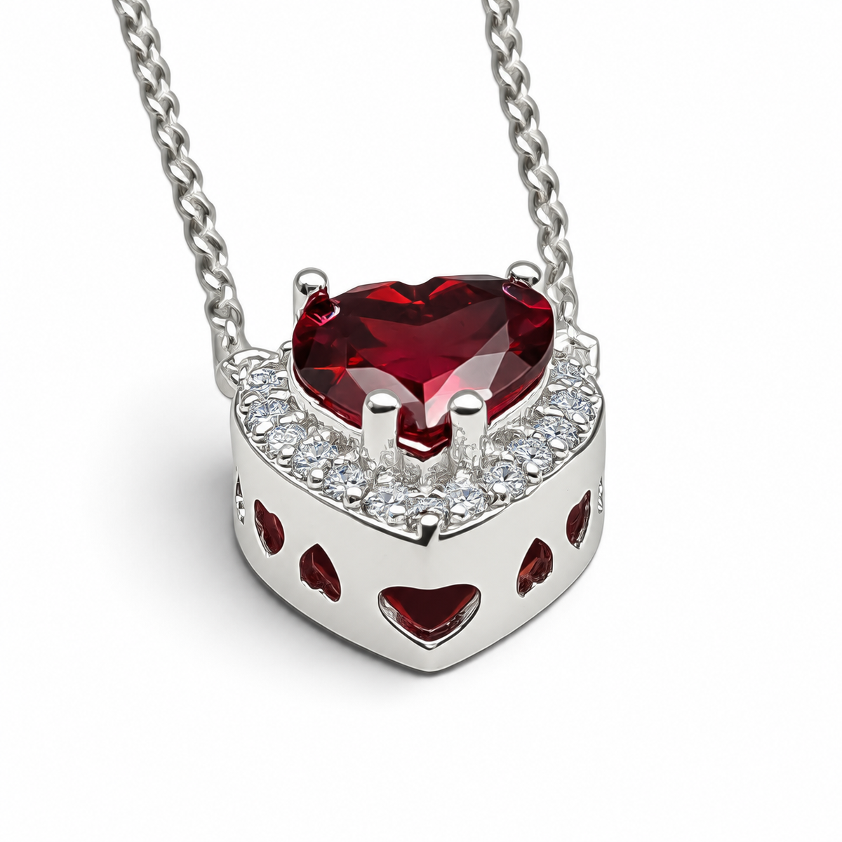 Set Espada Corazon Pan Plata Ley 925