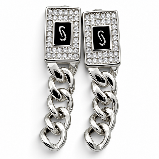 Arete Mona Zirconia Plata Ley 925