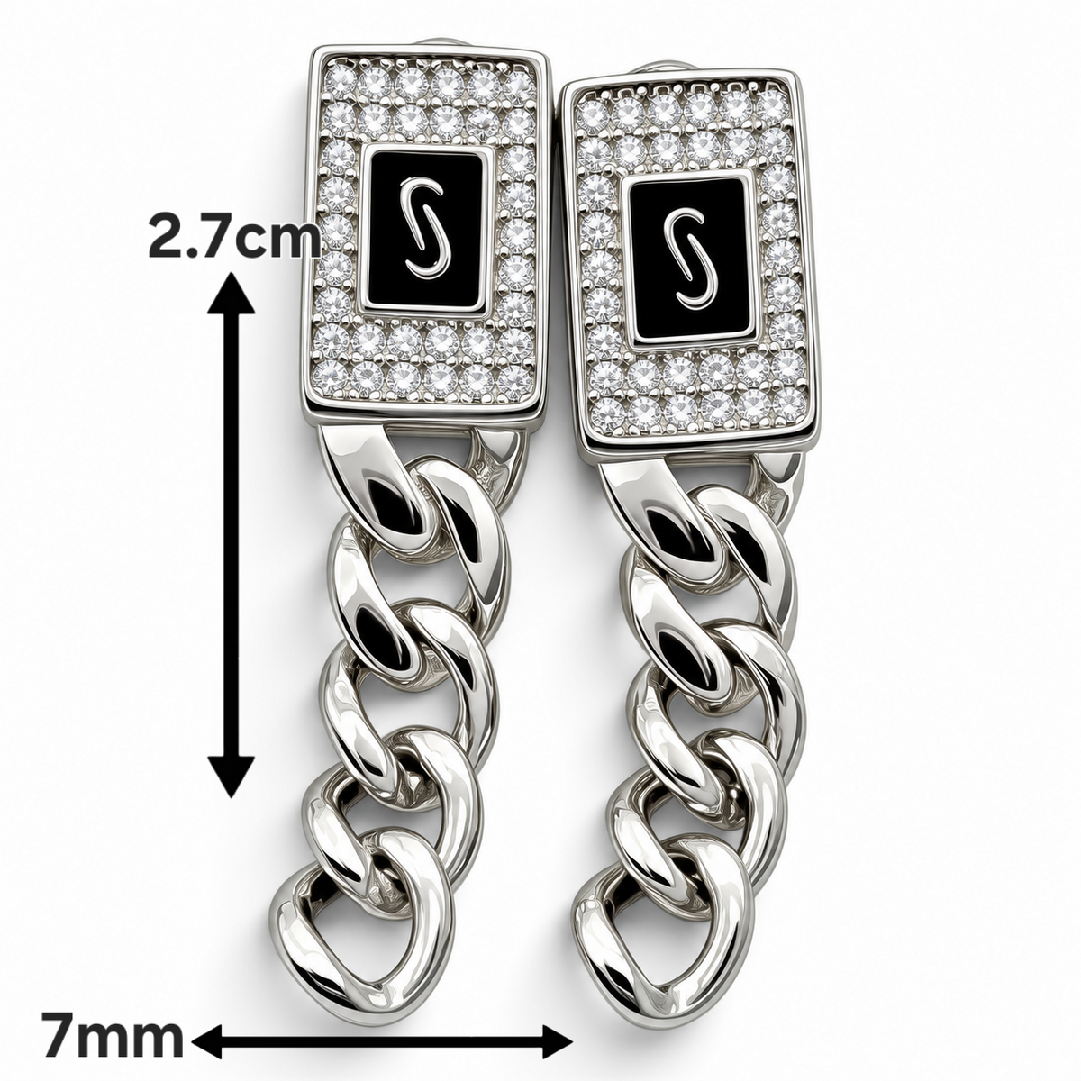 Arete Mona Zirconia Plata Ley 925