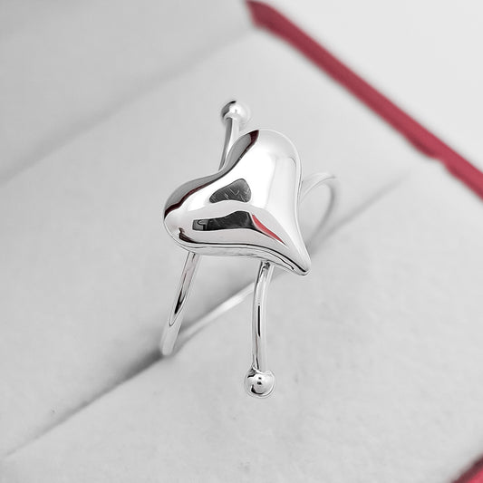 Anillo Corazon Cruzado