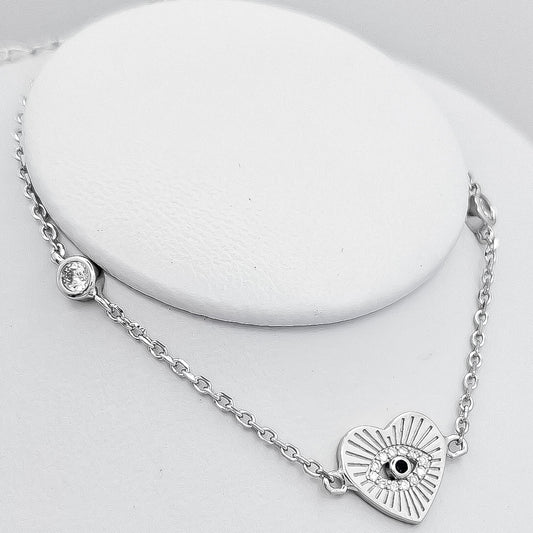 Pulsera Corazon Ojo