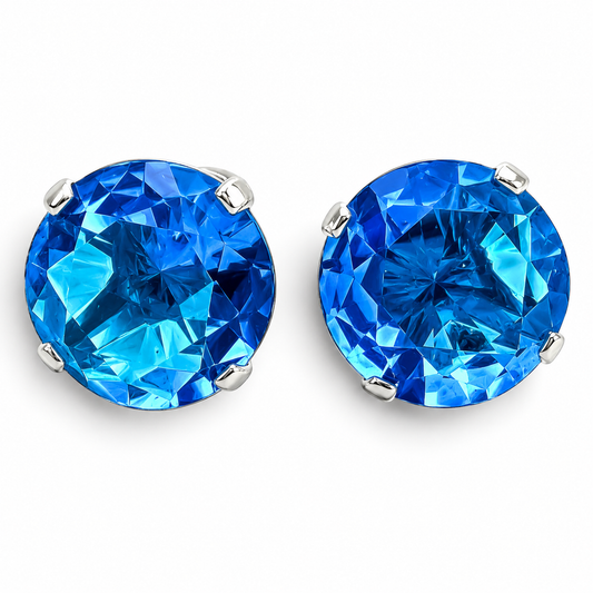 Broquel #7 Aqua Plata Ley 925