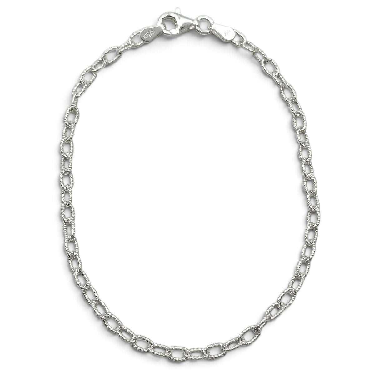Pulsera Argollas Plata Ley 925