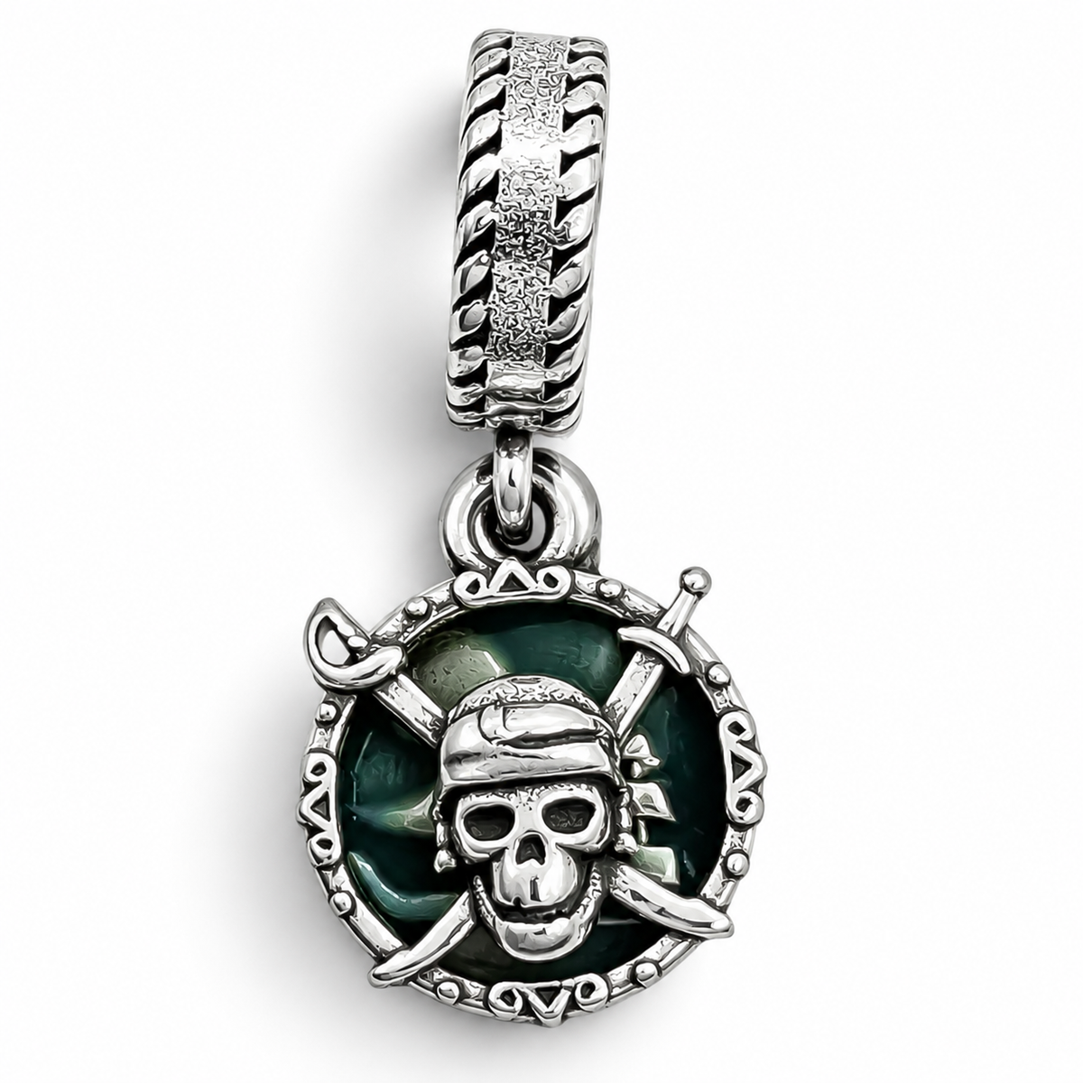 Charm Pirata Plata Ley 925