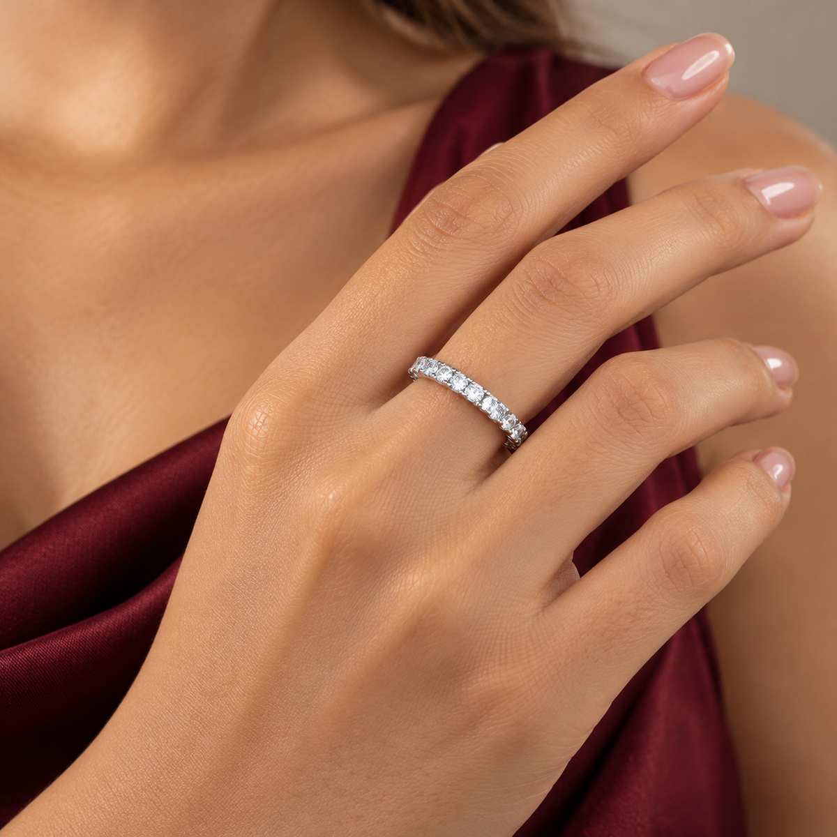 Anillo Zirconia Mona Plata Ley 925