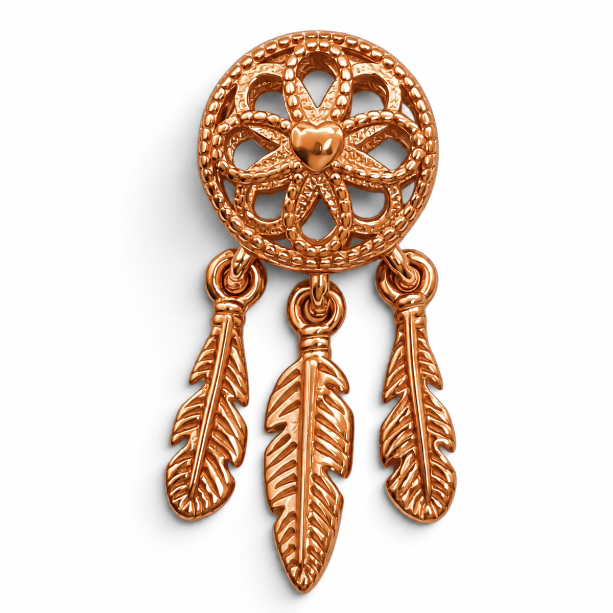 Charm Atrapa Sueños Rosa Plata Ley 925
