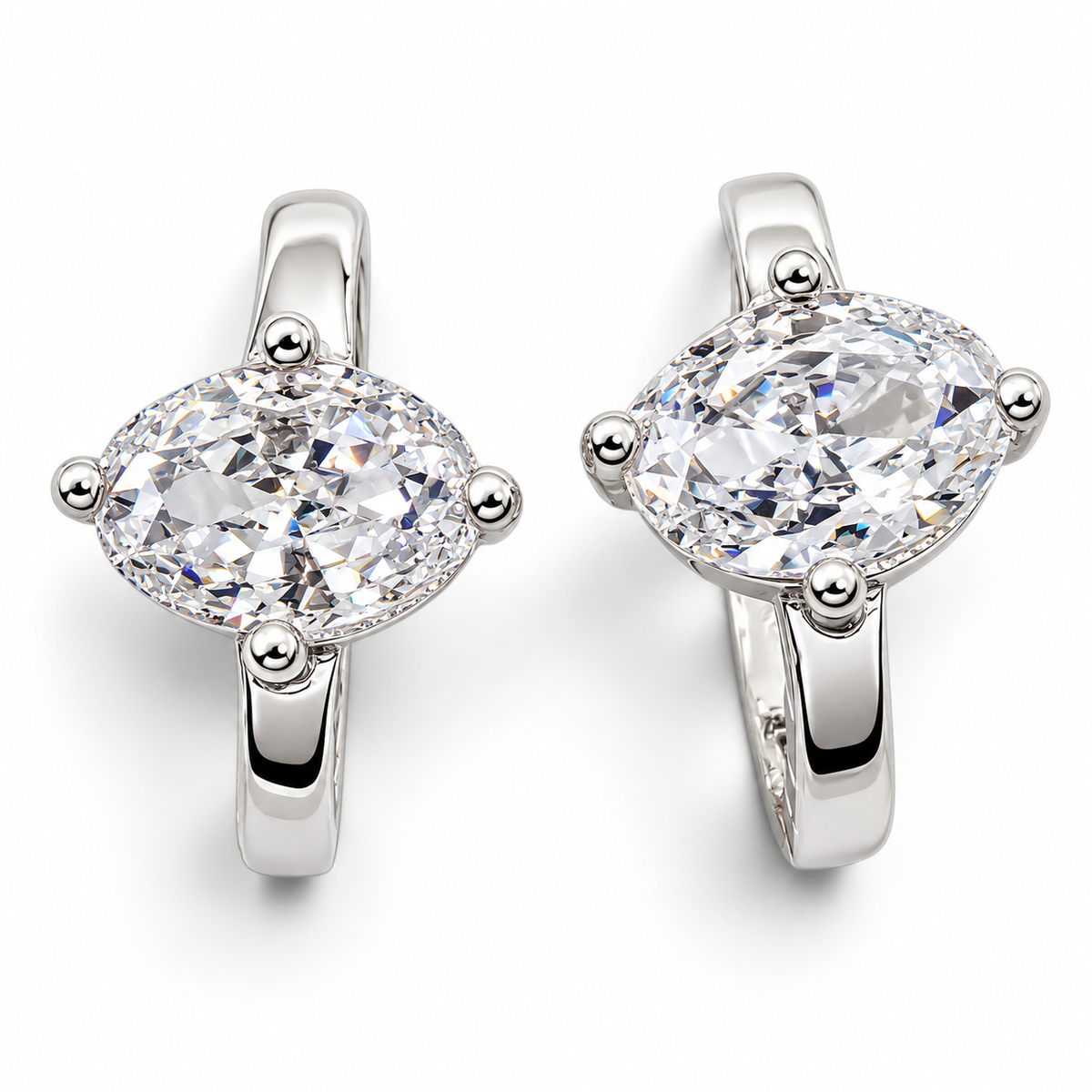 Hugguie Zirconia Plata Ley 925