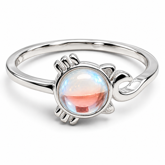 Anillo Gato Plata Ley 925