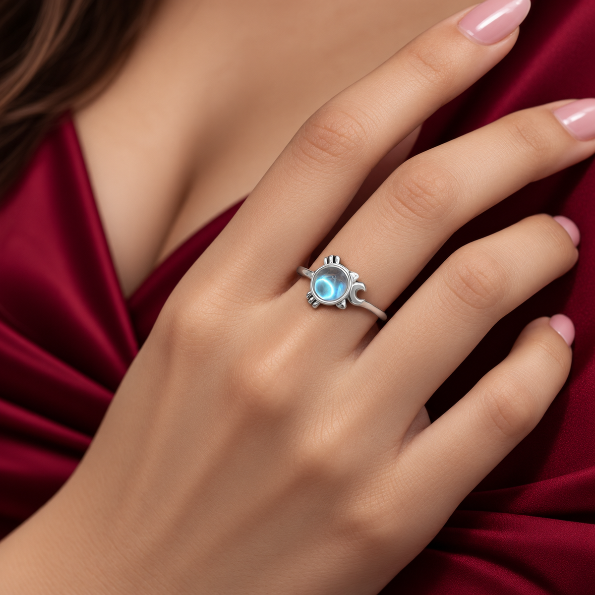 Anillo Gato Plata Ley 925