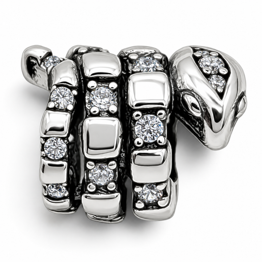 Charm Serpiente Plata Ley 925
