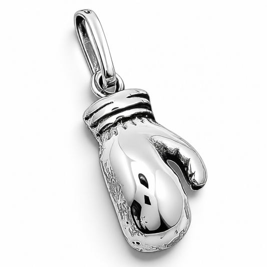 Dije Guante de Box Plata Ley 925