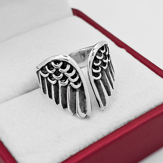 Anillo Alas Grueso