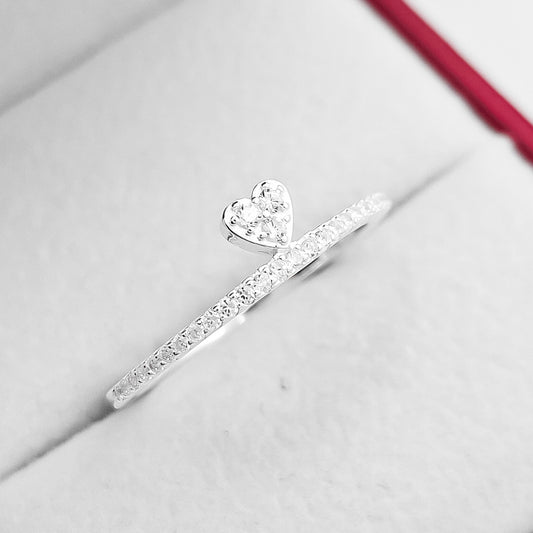 Anillo Corazoncito Zirconia