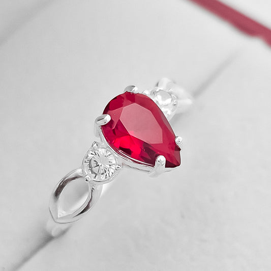 Anillo Gota Roja