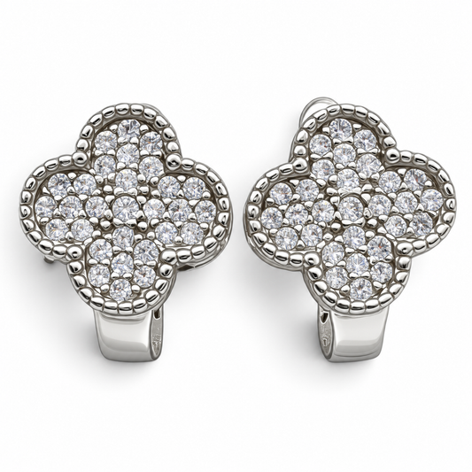 Hugguie Van Zirconia Plata Ley 925