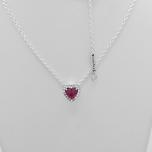 Collar Corazon Rojo