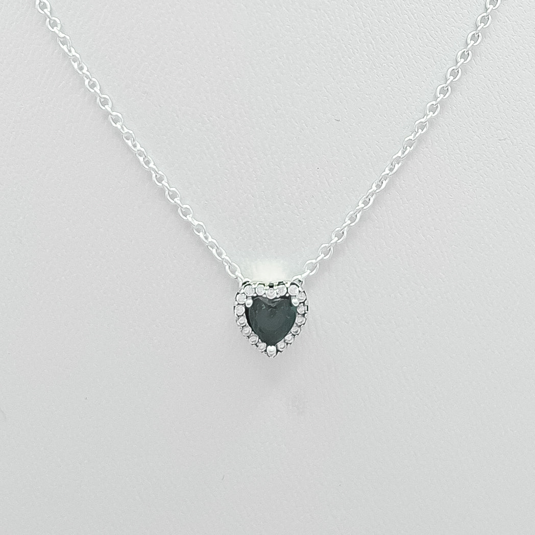 Collar Corazon Verde