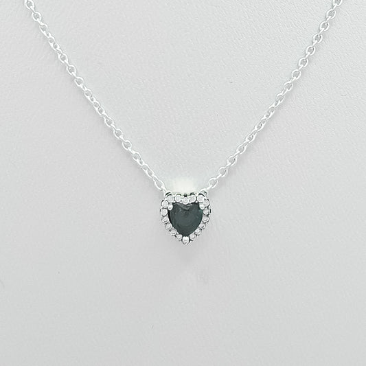 Collar Corazon Verde