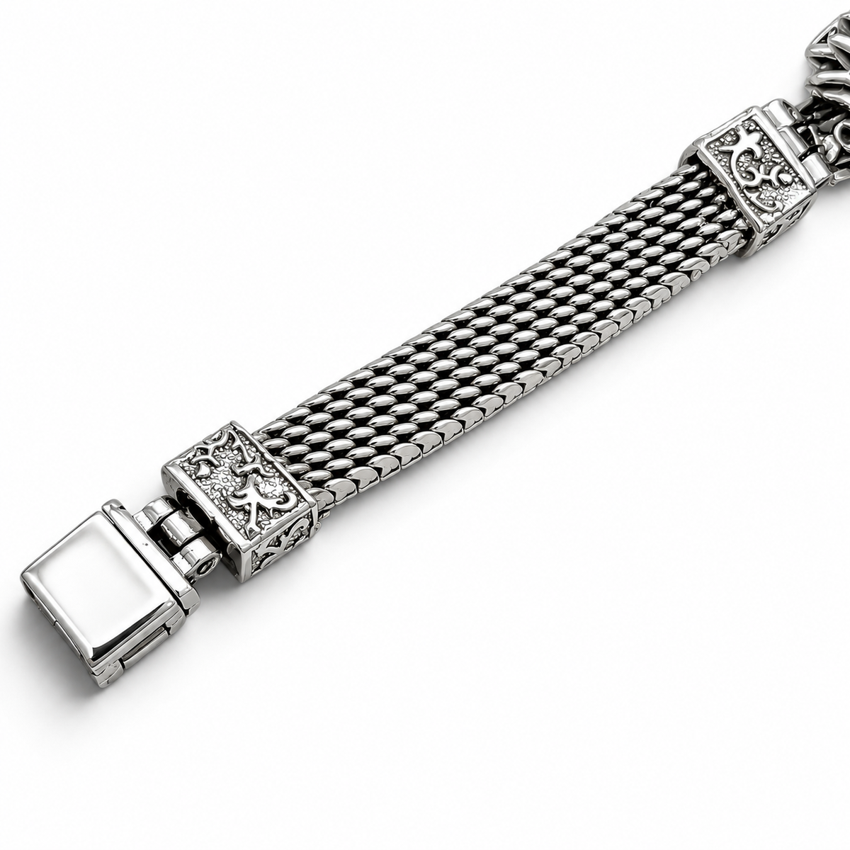 Pulso Quetzatcoatl 1.0cm Plata Ley 925