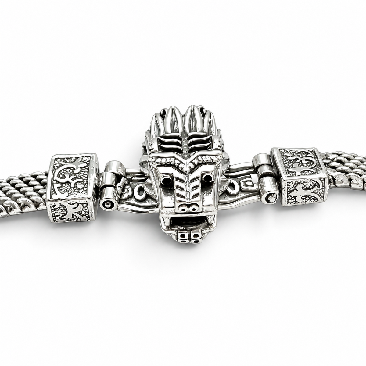 Pulso Quetzatcoatl 1.0cm Plata Ley 925