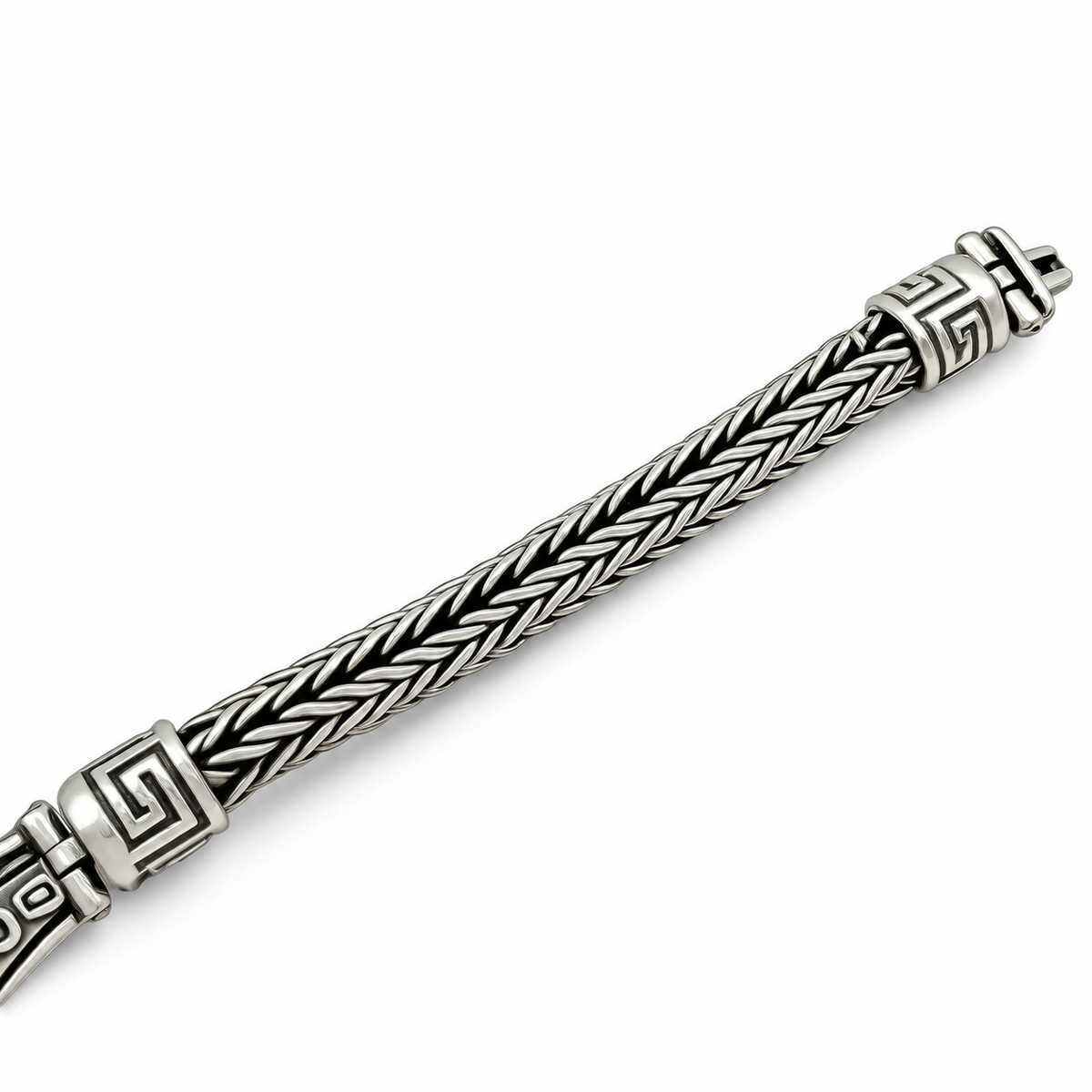 Pulso Quetzatcoatl 7mm Plata Ley 925