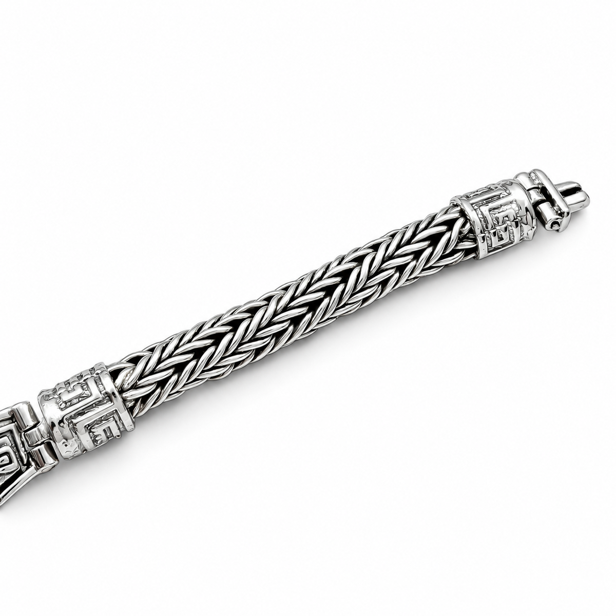 Pulso Quetzatcoatl 7mm Plata Ley 925