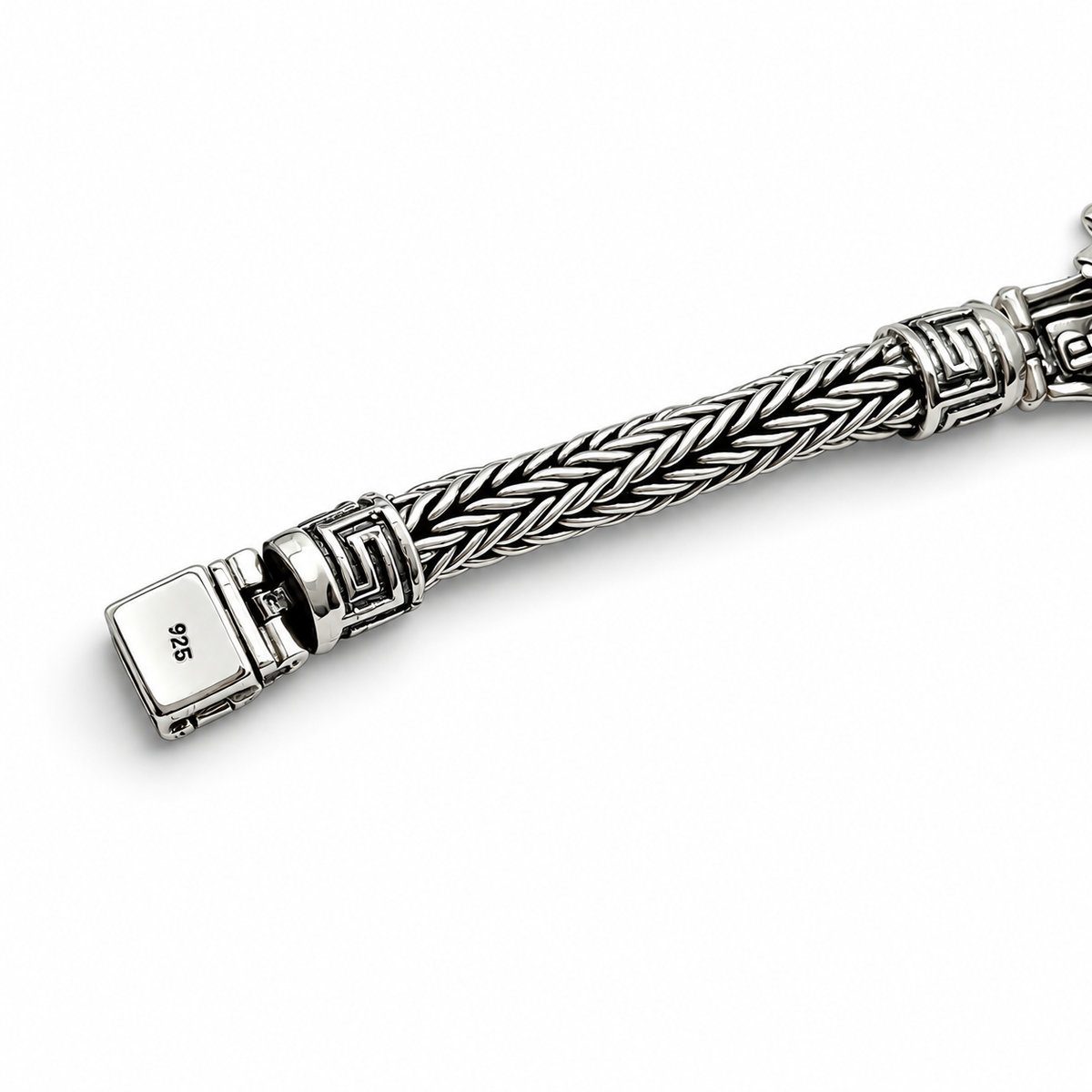 Pulso Quetzatcoatl 7mm Plata Ley 925