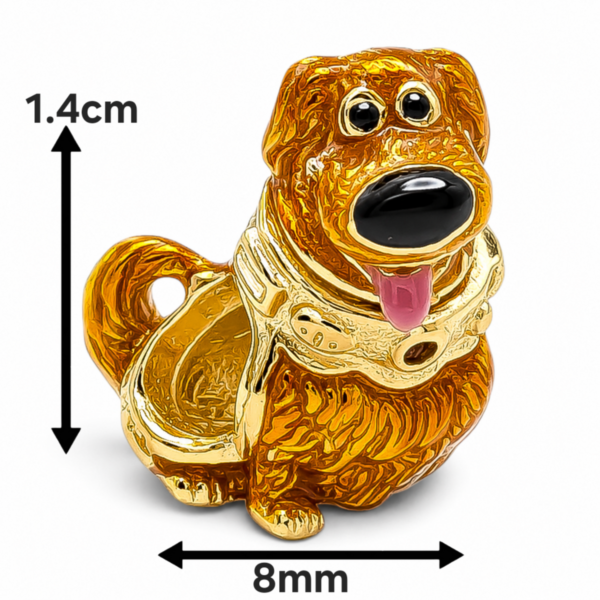 Charm Perro Plata Ley 925