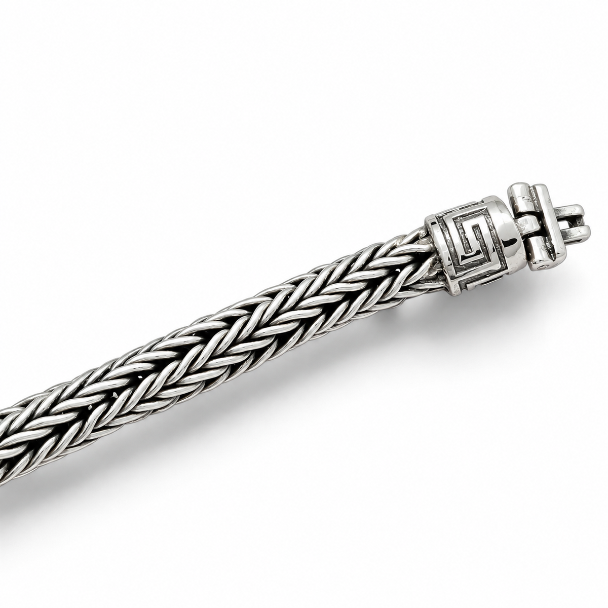 Pulso Azteca Jaguar 7mm Plata Ley 925