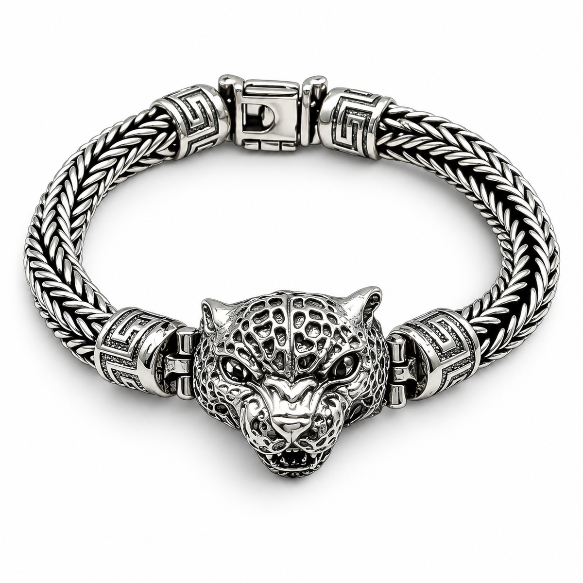 Pulso Jaguar 7mm Plata Ley 925