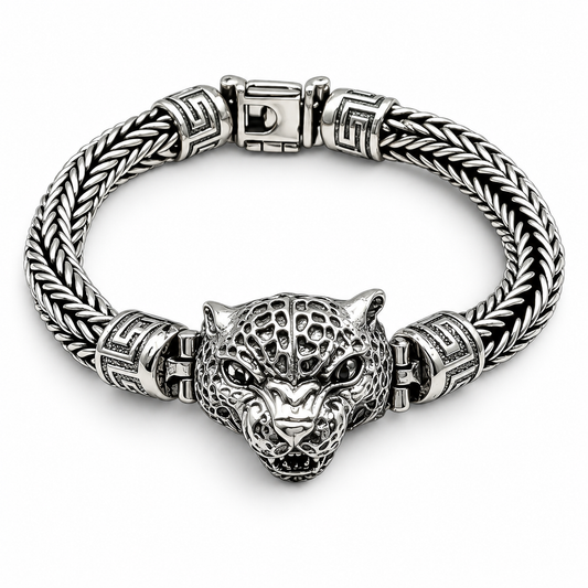 Pulso Jaguar 7mm Plata Ley 925