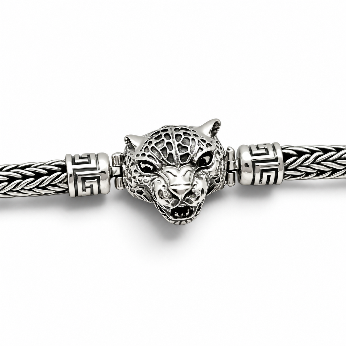 Pulso Jaguar 7mm Plata Ley 925