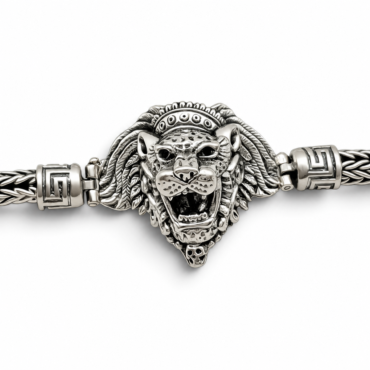 Pulso Jaguar 7mm Plata Ley 925